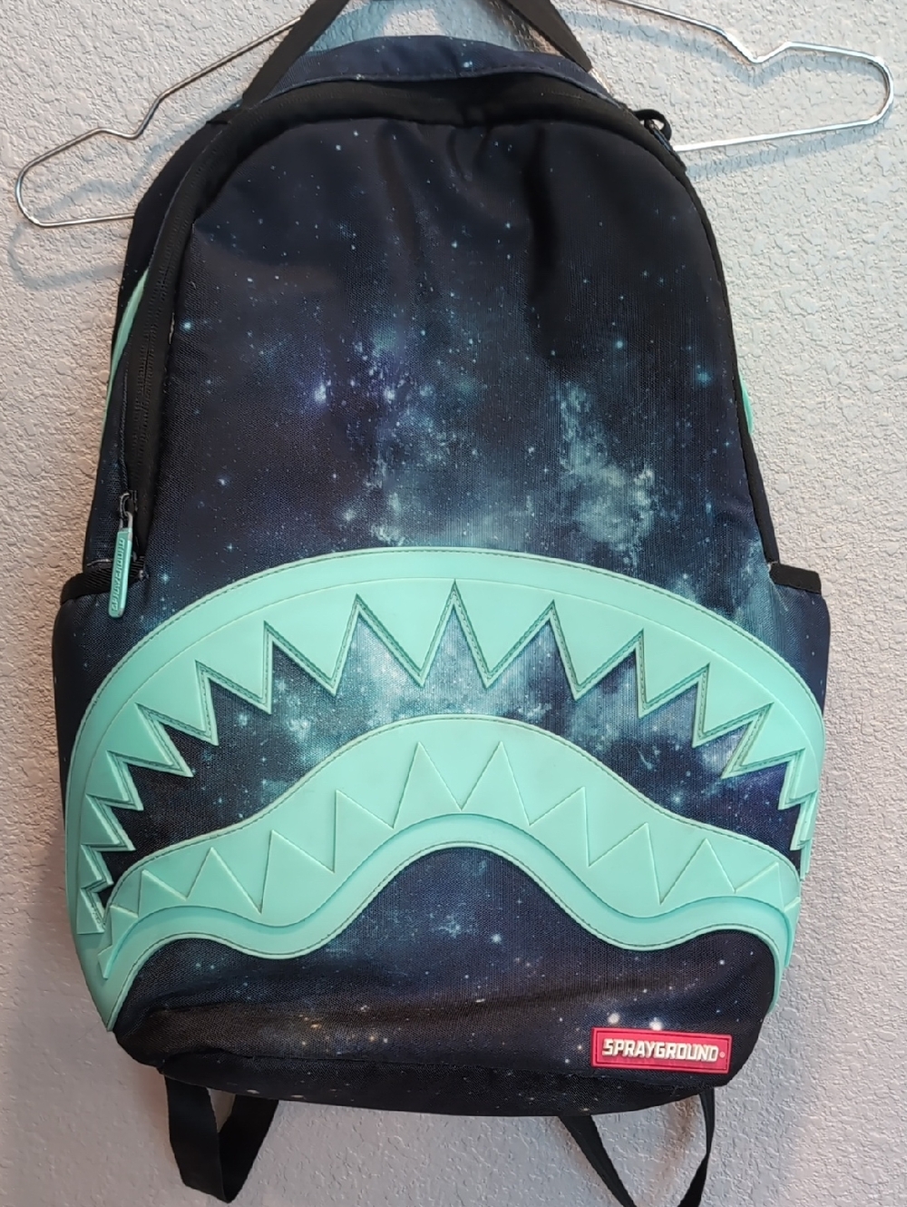 Sprayground Tiff Galaxy Rubber Shark Backpack